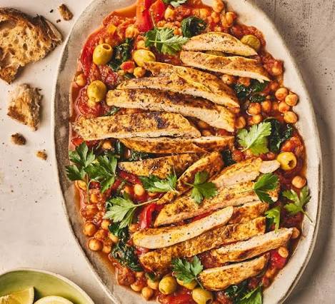 Backed spice chicken